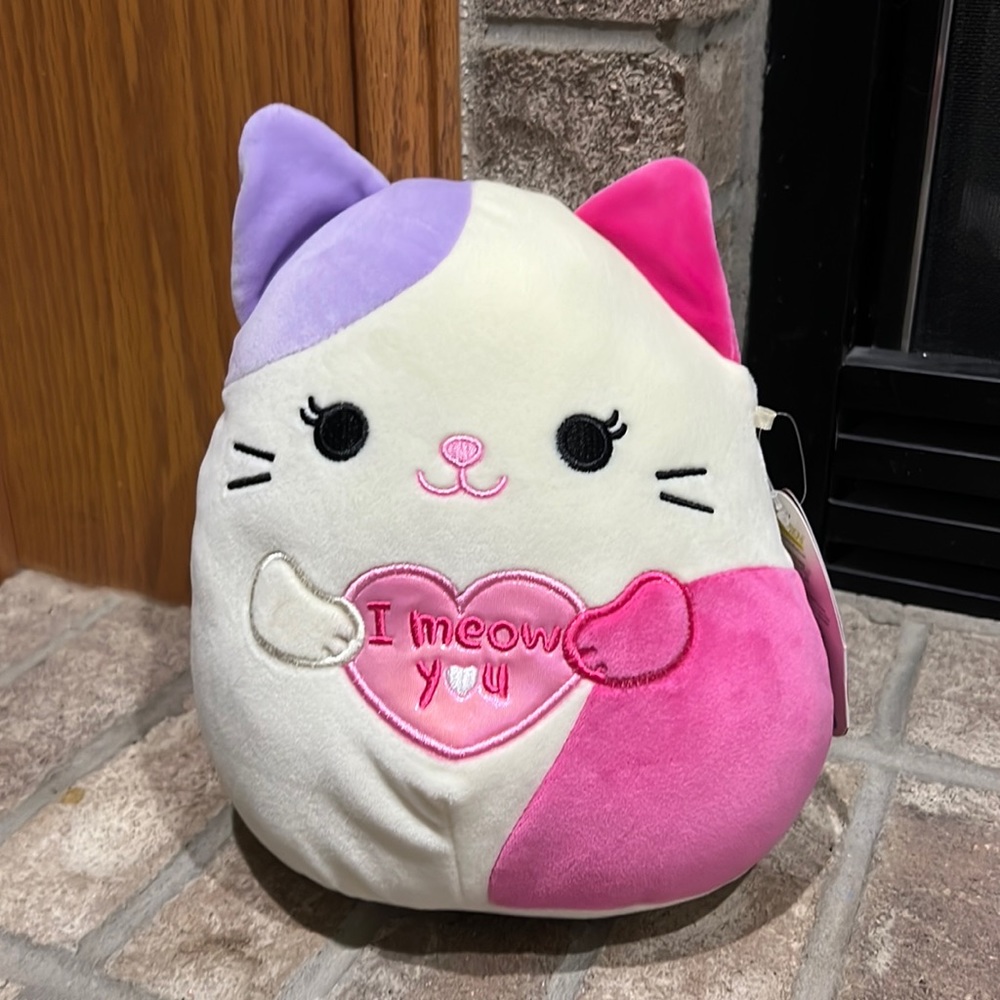 Squishmallow Valentine’s Tiffany the Cat WILL TAKE REASONABLE OFFER